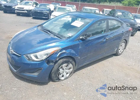 2016 Hyundai Elantra Se из США, поврежденный, VIN KMHDH4AE9GU543440